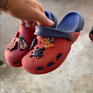 Little boy crocks with jibets